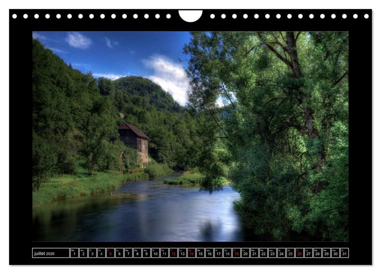 Produktbild: Paysages suisses (Calendrier mural 2026 DIN A4 vertical), CALVENDO calendrier mensuel
