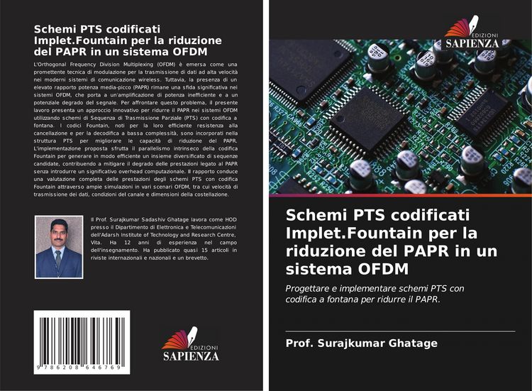 Produktbild: Schemi PTS codificati Implet.Fountain per la riduzione del PAPR in un sistema OFDM