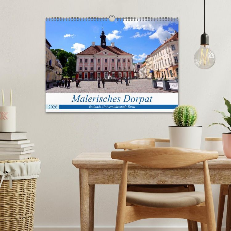Produktbild: Malerisches Dorpat - Estlands Universit&auml;tsstadt Tartu (Wandkalender 2026 DIN A3 quer), CALVENDO Monatskalender