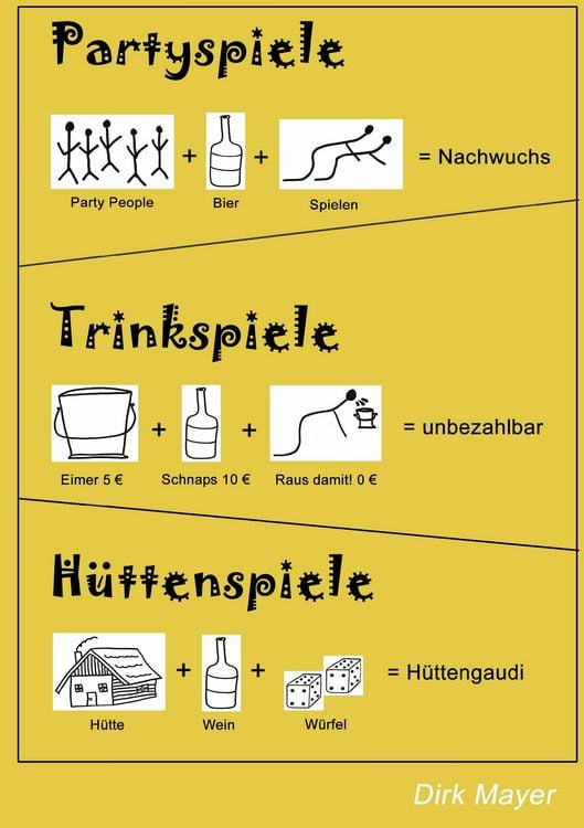 Produktbild: Trinkspiele Partyspiele H&uuml;ttenspiele