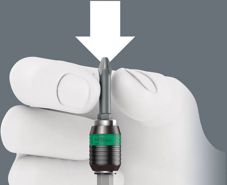 Produktbild: Wera Kompakt Turbo Imperial 1 05057483001 Bit-Set 19teilig 1/4\" (6.3 mm) inkl. Bithalter-Schraubendreher, inkl. Drehmoment-Adapter
