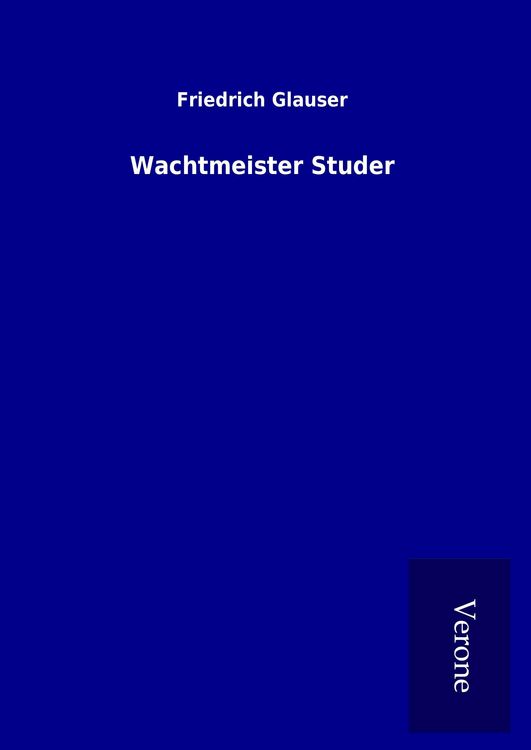 Produktbild: Wachtmeister Studer