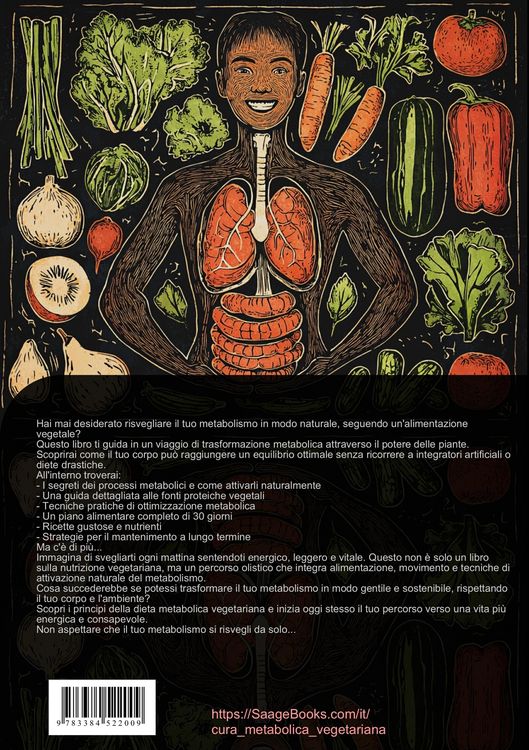 Produktbild: Dieta Metabolica Vegetariana: Risvegliare il Metabolismo Naturalmente