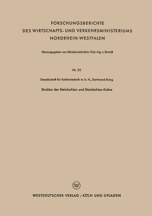 Produktbild: Struktur der Steinkohlen und Steinkohlen-Kokse
