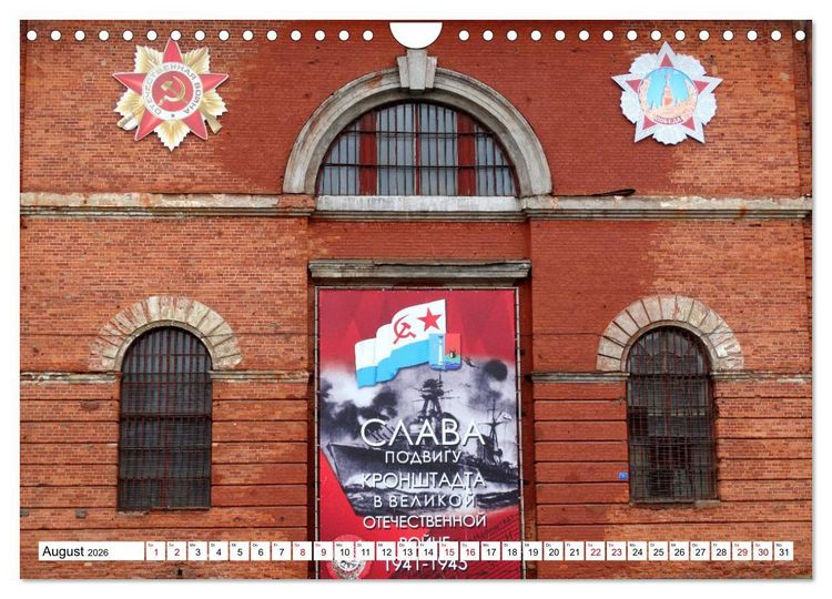 Produktbild: Festungsstadt Kronstadt - Schl&uuml;ssel zu Sankt Petersburg (Wandkalender 2026 DIN A4 quer), CALVENDO Monatskalender