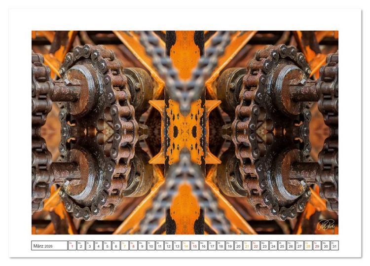 Produktbild: Faszination Spiegelung - Industrie und Technik (Tischkalender 2026 DIN A5 quer), CALVENDO Monatskalender