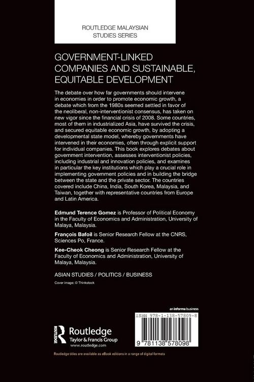 Produktbild: Government-Linked Companies and Sustainable, Equitable Development