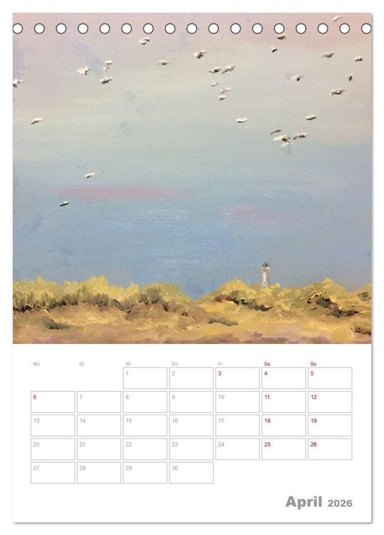 Produktbild: Malerisches Skagen (Tischkalender 2026 DIN A5 hoch), CALVENDO Monatskalender