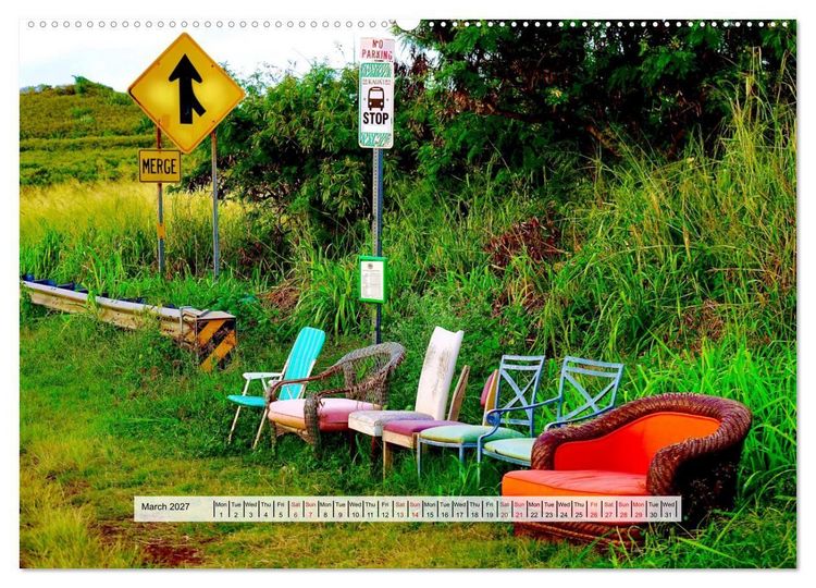 Produktbild: Aloha Spirit &ndash; The Magic of Hawaii (High Quality Premium Wall Calendar 2027 DIN A2 landscape),CALVENDO 12 Month Wall Calendar