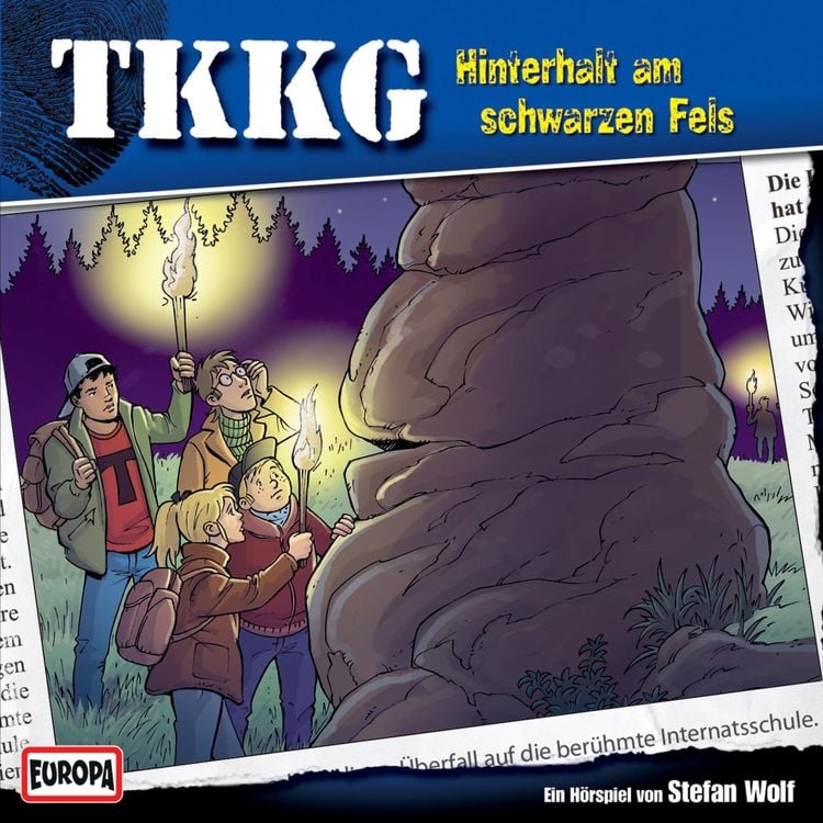 Bild vom Artikel TKKG - Folge 145: Hinterhalt am schwarzen Fels vom Autor Stefan Wolf