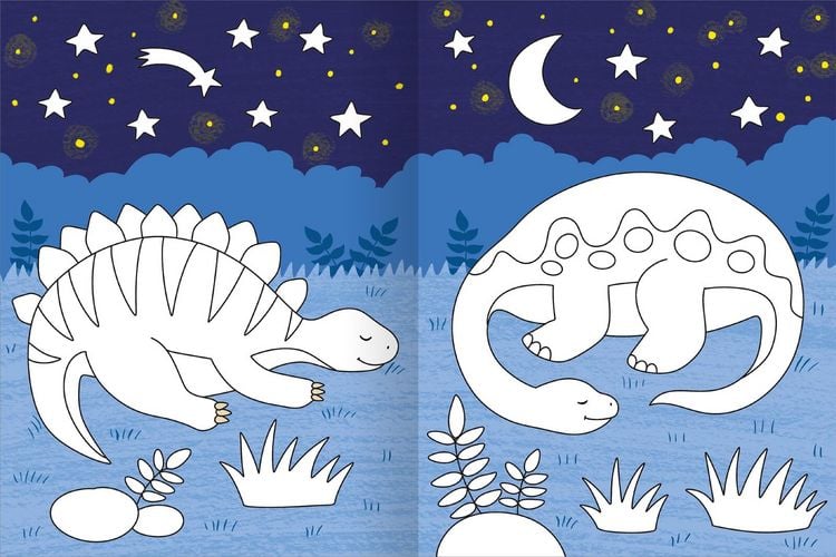 Produktbild: Mein gro&szlig;es buntes Malbuch &ndash; Dinosaurier
