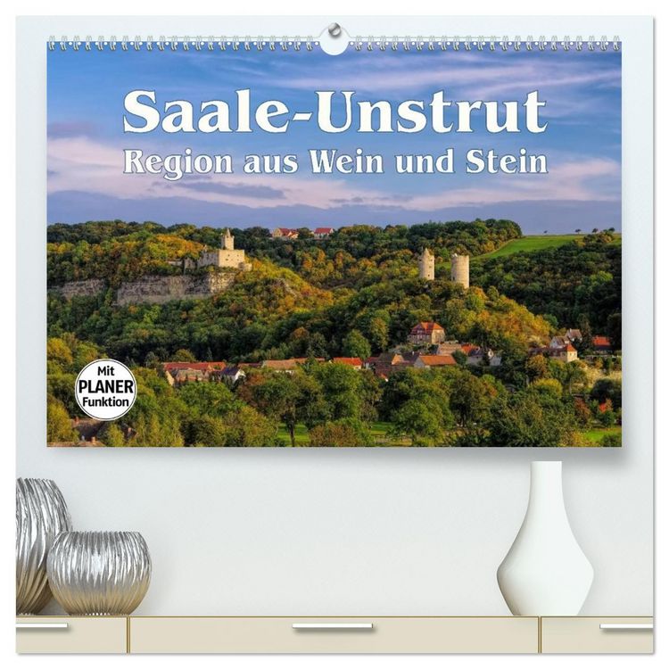 Produktbild: Saale-Unstrut - Region aus Wein und Stein (hochwertiger Premium Wandkalender 2026 DIN A2 quer), Kunstdruck in Hochglanz