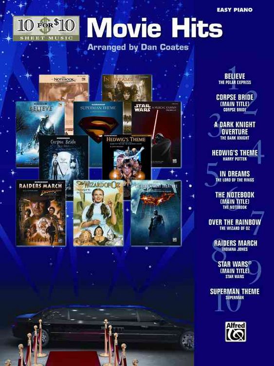 Produktbild: 10 for 10 Sheet Music Movie Hits