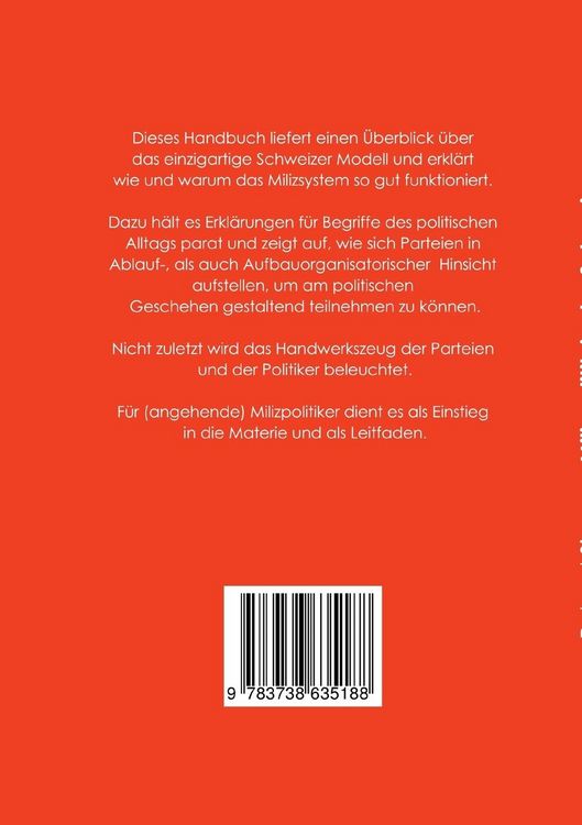 Produktbild: Milizpolitik in der Schweiz