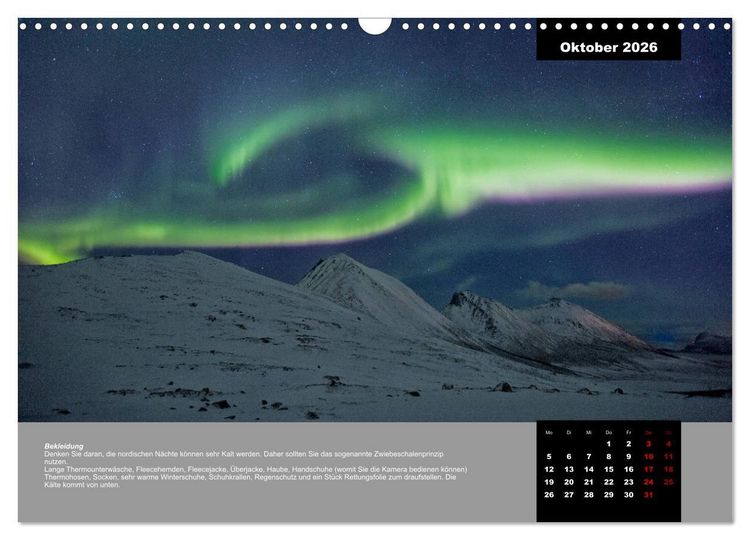 Produktbild: Wenn der Himmel gr&uuml;n wird (Wandkalender 2026 DIN A3 quer), CALVENDO Monatskalender