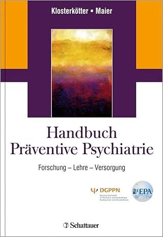 Produktbild: Handbuch Pr&auml;ventive Psychiatrie