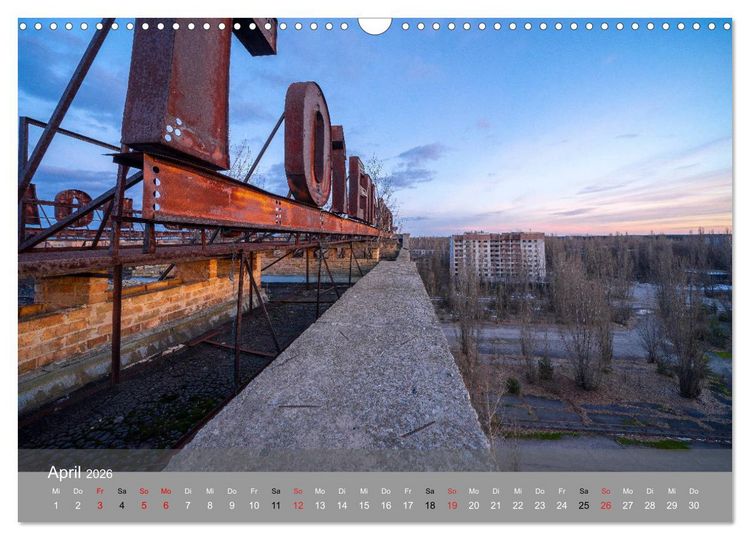 Produktbild: Tschernobyl - In der Sperrzone (Wandkalender 2026 DIN A3 quer), CALVENDO Monatskalender