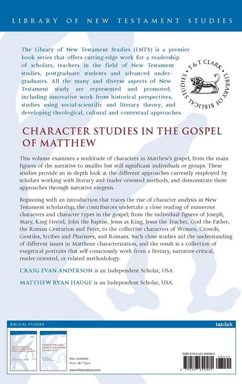 Produktbild: Character Studies in the Gospel of Matthew