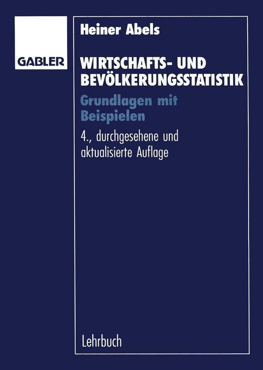 Produktbild: Wirtschafts- und Bev&ouml;lkerungsstatistik