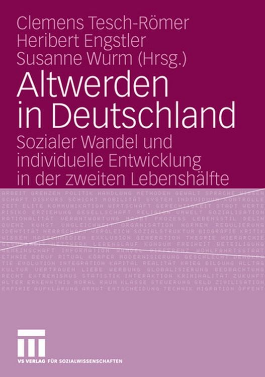 Produktbild: Altwerden in Deutschland