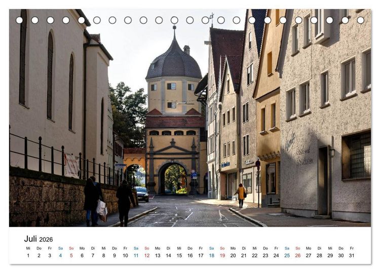 Produktbild: Memmingen - Ansichtssache (Tischkalender 2026 DIN A5 quer), CALVENDO Monatskalender