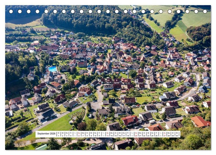 Produktbild: Die Ringgau D&ouml;rfer (Tischkalender 2026 DIN A5 quer), CALVENDO Monatskalender