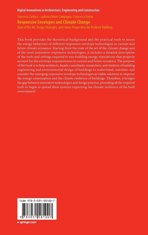 Produktbild: Responsive Envelopes and Climate Change
