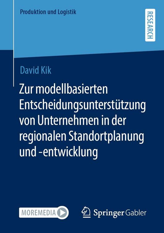 Produktbild: Zur modellbasierten Entscheidungsunterst&uuml;tzung von Unternehmen in der regionalen Standortplanung und -entwicklung