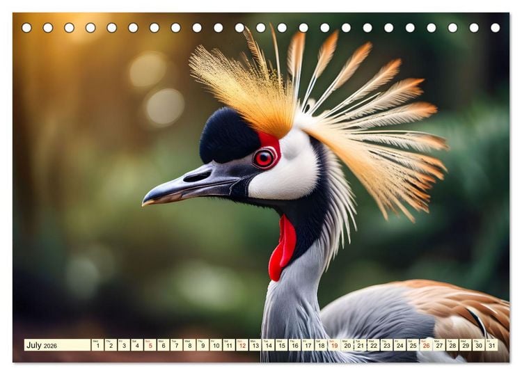 Produktbild: Africa's diverse birdlife (Desk Calendar 2026 DIN A5 landscape), CALVENDO 12 Month DeskCalendar