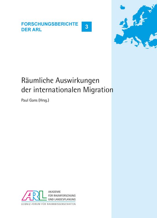 Produktbild: R&auml;umliche Auswirkungen der internationalen Migration