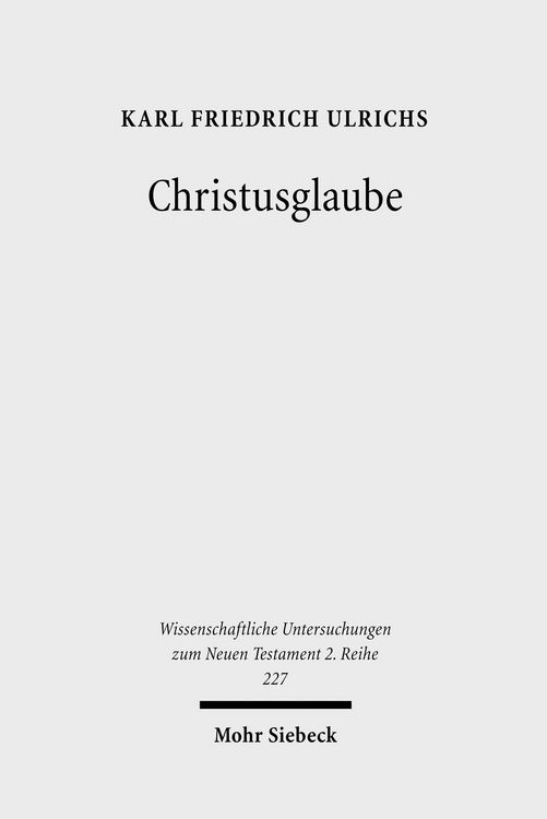 Produktbild: Christusglaube