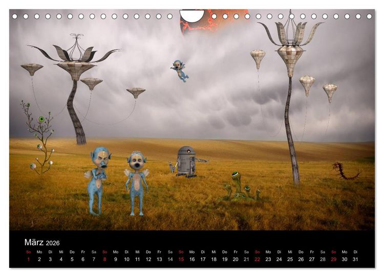 Produktbild: M&auml;rchenhaftes f&uuml;r Kinder (Wandkalender 2026 DIN A4 quer), CALVENDO Monatskalender