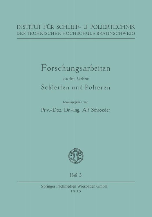 Produktbild: Grundlegende Erkenntnisse &uuml;ber das Schleifen von Hartstoffen