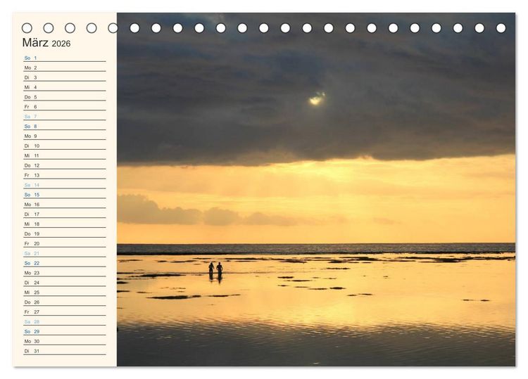 Produktbild: Mauritius - traumhaft und unvergesslich (Tischkalender 2026 DIN A5 quer), CALVENDO Monatskalender