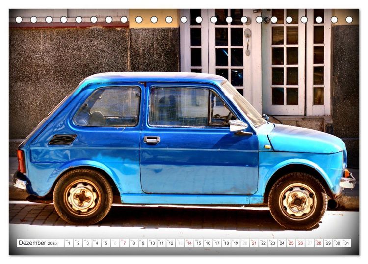 Produktbild: FIAT - Italienische Oldtimer in Kuba (Tischkalender 2025 DIN A5 quer), CALVENDO Monatskalender