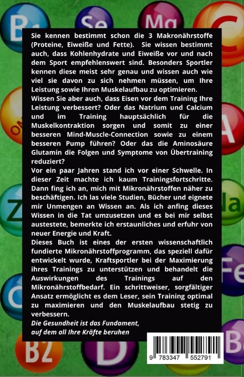 Produktbild: Mikron&auml;hrstoffe f&uuml;r den leistungsorientierten Sportler