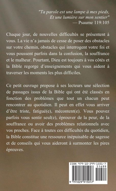 Produktbild: La Bible dans les moments difficiles