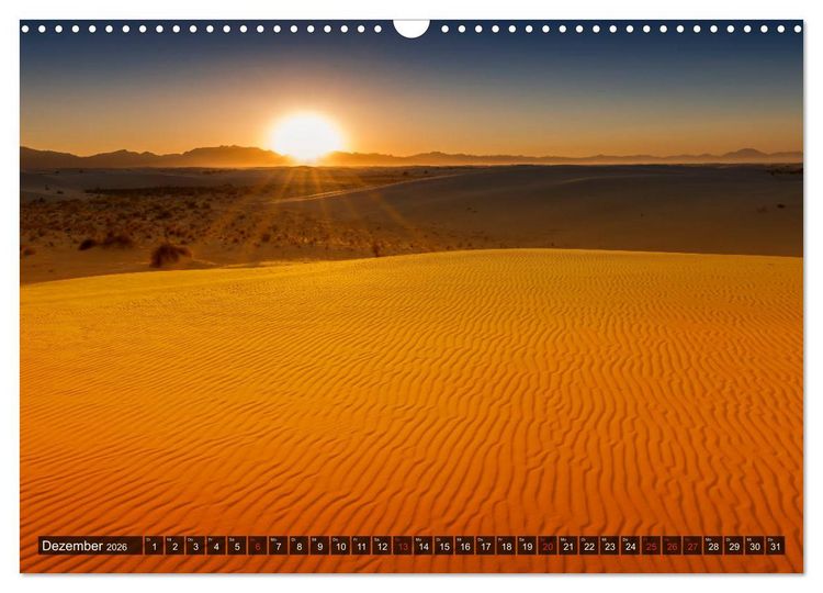 Produktbild: WHITE SANDS Die wei&szlig;e W&uuml;ste in New Mexico (Wandkalender 2026 DIN A3 quer), CALVENDO Monatskalender