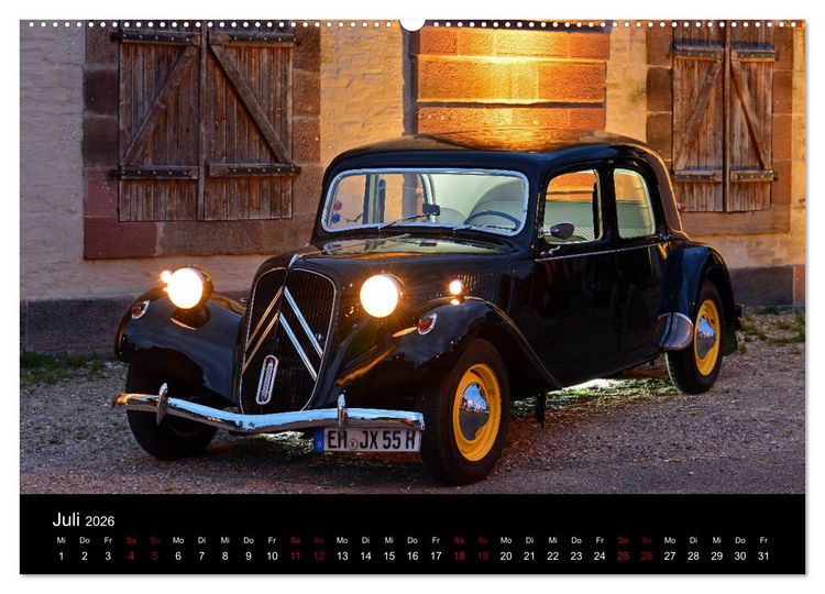 Produktbild: Citro&euml;n 11CV Traction Avant (Wandkalender 2026 DIN A2 quer), CALVENDO Monatskalender