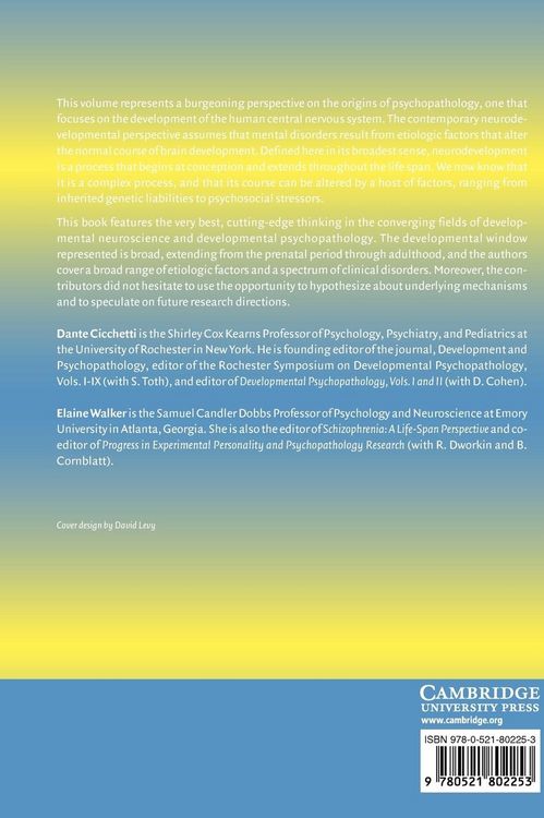 Produktbild: Neurodevelopmental Mechanisms in Psychopathology