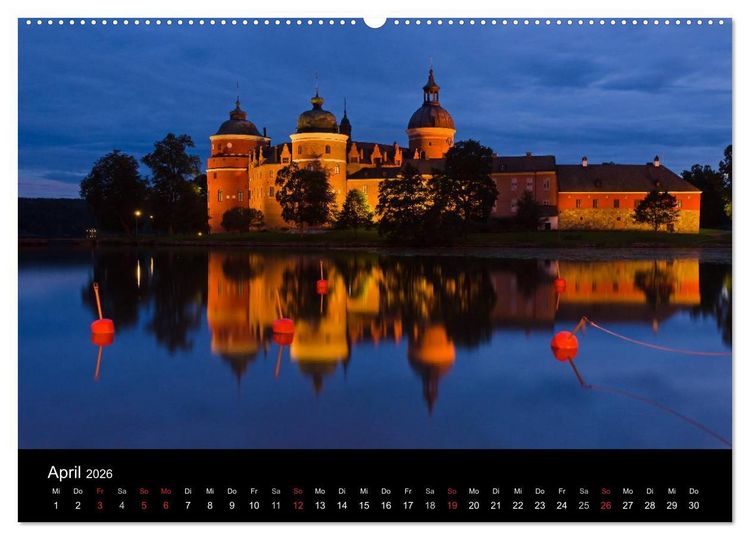 Produktbild: S&uuml;dschweden (hochwertiger Premium Wandkalender 2026 DIN A2 quer), Kunstdruck in Hochglanz