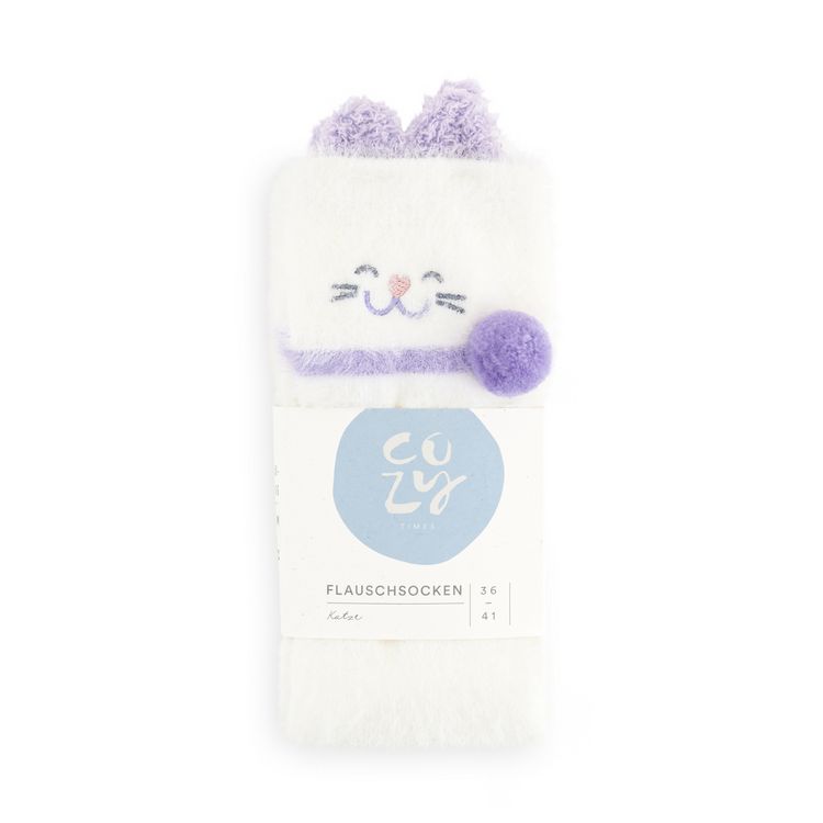 Produktbild: Flauschsocke "Katze"