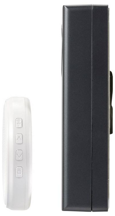 Produktbild: Sygonix IP-Video-T&uuml;rsprechanlage WLAN, Funk Grau, Wei&szlig;