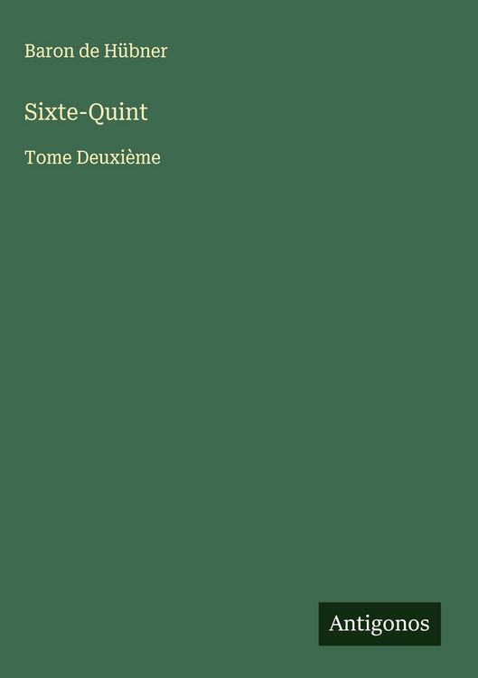 Produktbild: Sixte-Quint