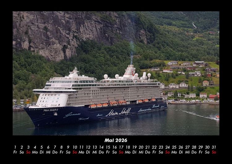 Produktbild: Boote und Segelschiffe 2026 Fotokalender DIN A3