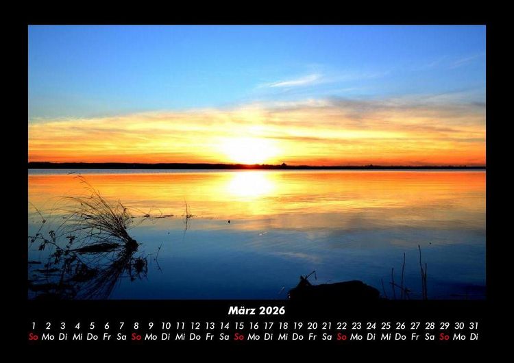 Produktbild: Seeblick 2026 Fotokalender DIN A3