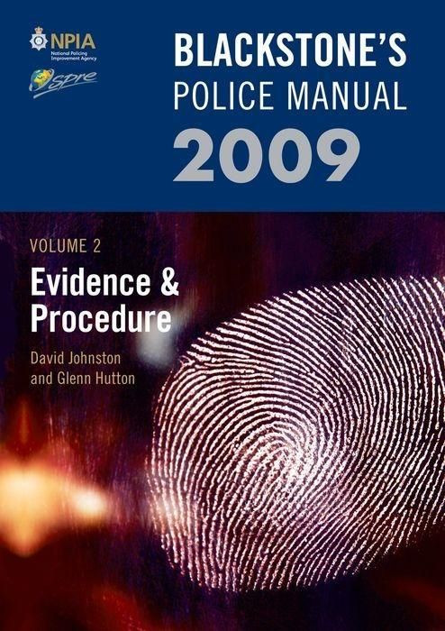 Produktbild: Blackstone's Police Manual Volume 2: Evidence and Procedure 2009