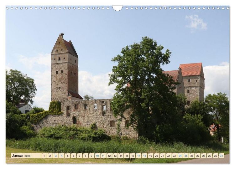Produktbild: Burgen und Schl&ouml;sser - Historische Bauwerke in Bayern (Wandkalender 2026 DIN A3 quer), CALVENDO Monatskalender