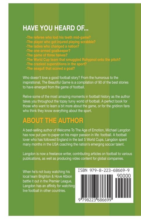 Produktbild: The Beautiful Game - The Most Amazing Soccer Stories of All Time