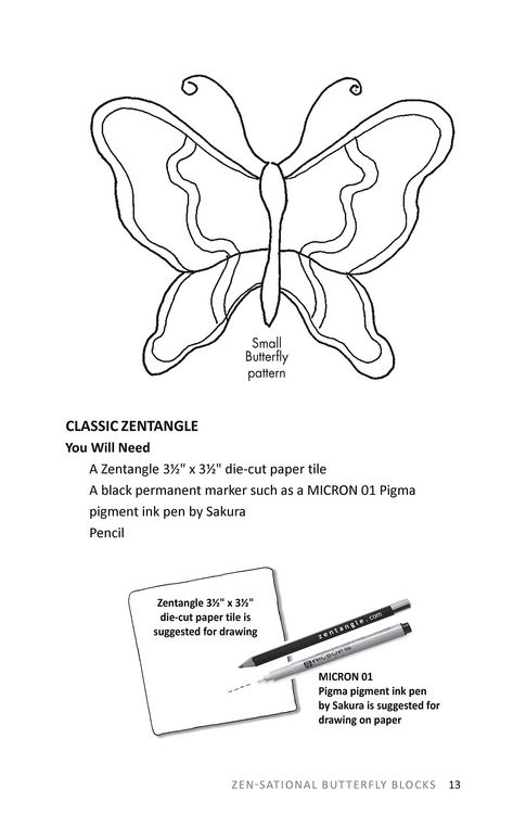 Produktbild: Zen-Sational Butterfly Blocks Quilt Pattern